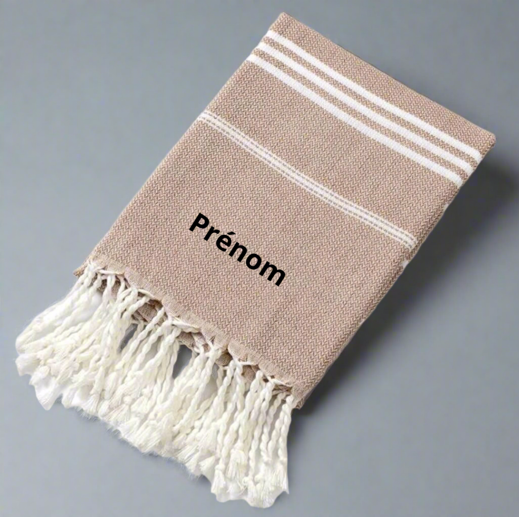 Serviette personnalisable