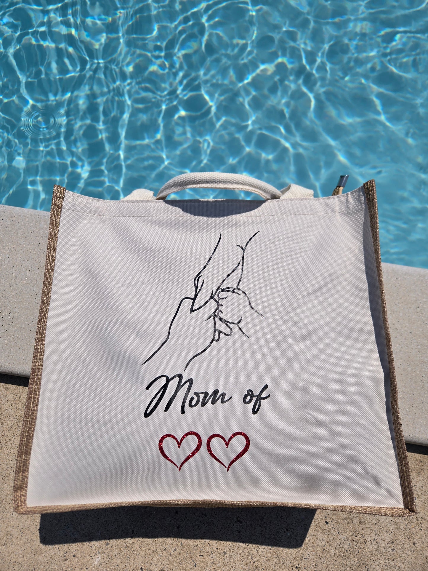 Sac en toile de jute personnalisé